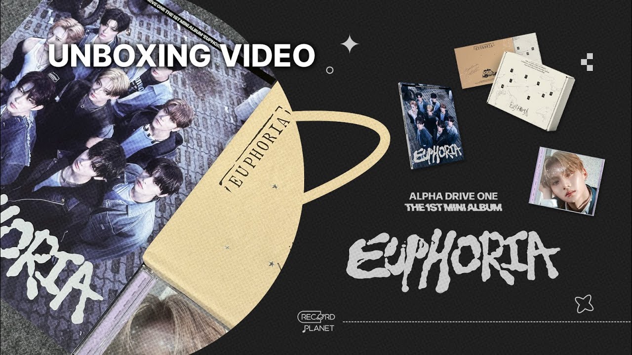 ALPHA DRIVE ONE [ EUPHORIA ] UNBOXING｜알파드라이브원 앨범깡 #ALPHADRIVEONE#ALD1 #알디원