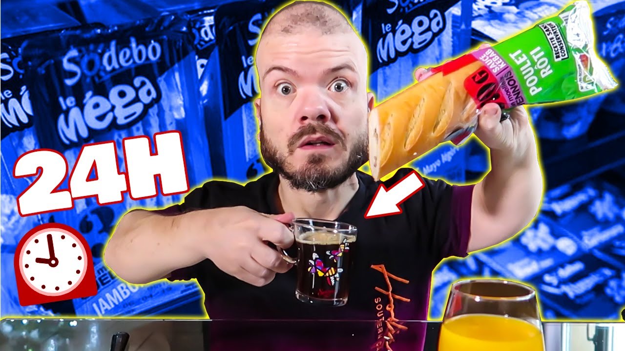 VLOGMAS | 24H Où je mange que de la nourriture SODEBO 😊