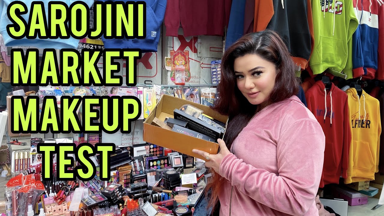 Trying Sasta Makeup from Sarojini Nagar Market | OMG HD Makeup Look |Party Makeover