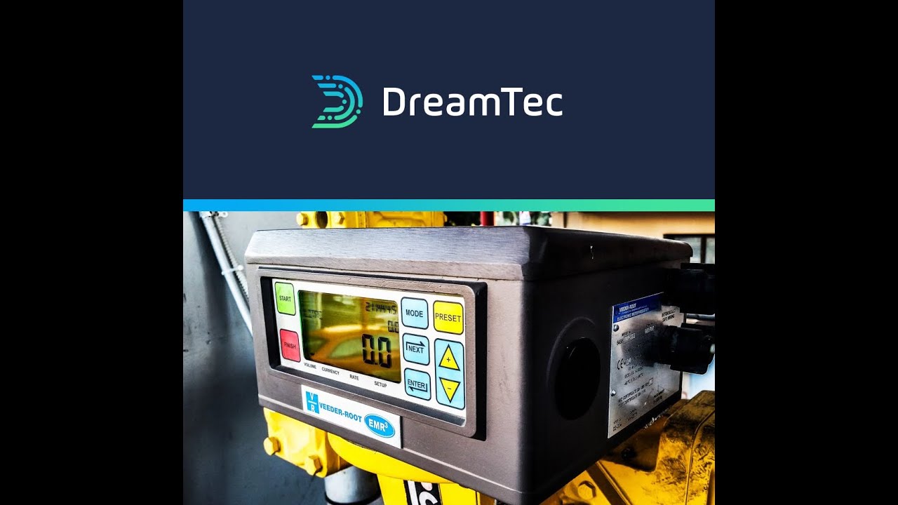 DreamTec Systems Tablet setting up and delivering on the EMR3 Electronic Meter over bluetooth