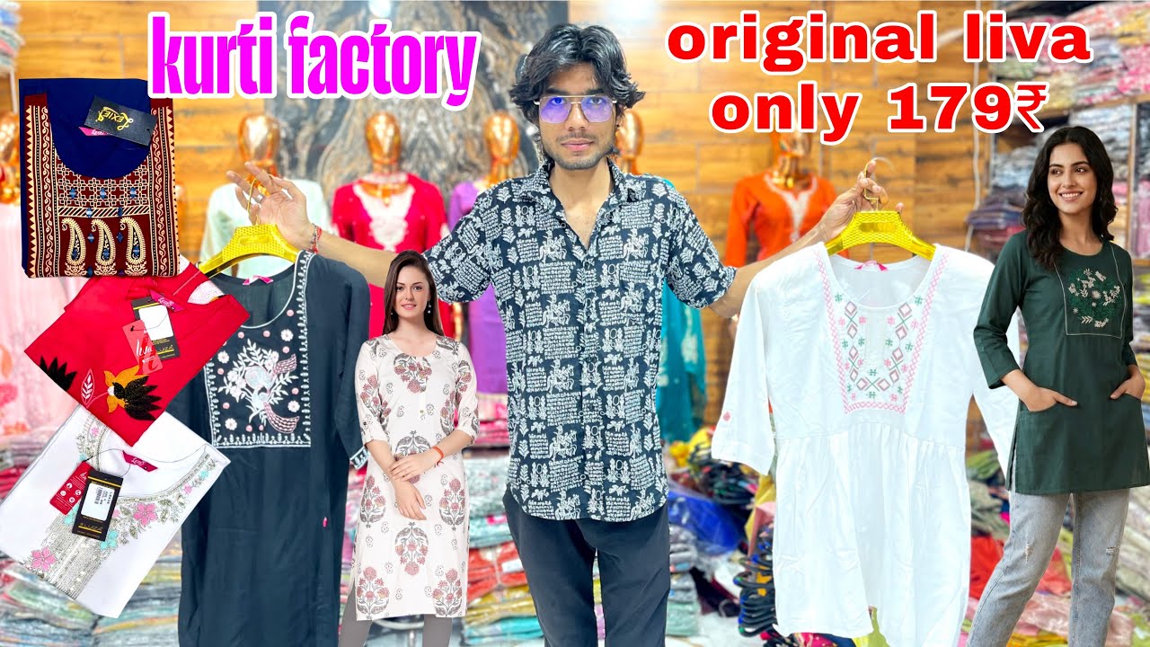 Delhi liva kurti manufacture ￼ just 179₹  original branded kurti