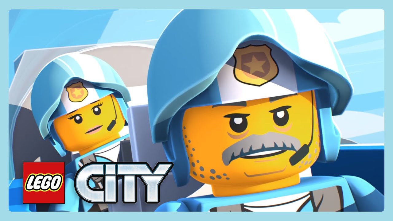 Policía aérea | LEGO City Adventures | Dibujos animados para niños | WildBrain Montaña de Aventura