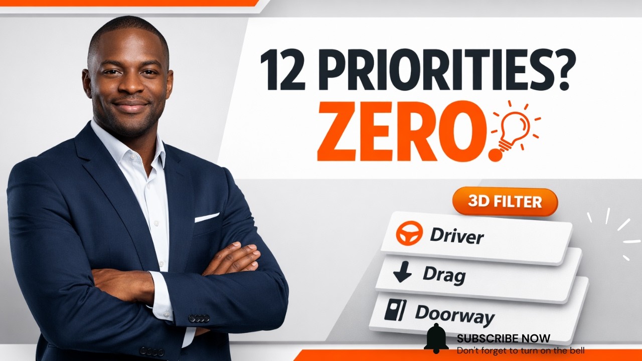 How to Pick 3 Priorities That Move Results (The 3D Filter Framework)