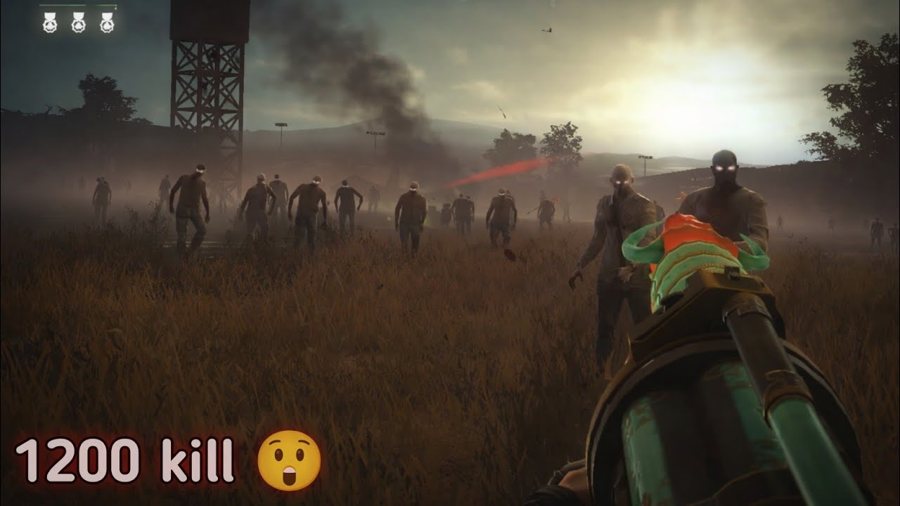 Surrounded by Zombies in the Open Field 😱 | Ultimate Survival Gameplay #zombie 