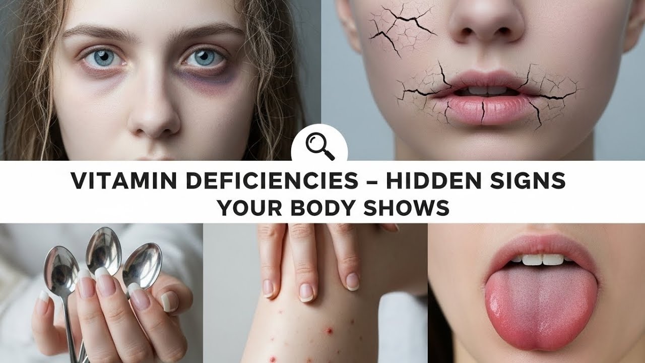 Vitamin Deficiencies – Hidden Signs Your Body Shows