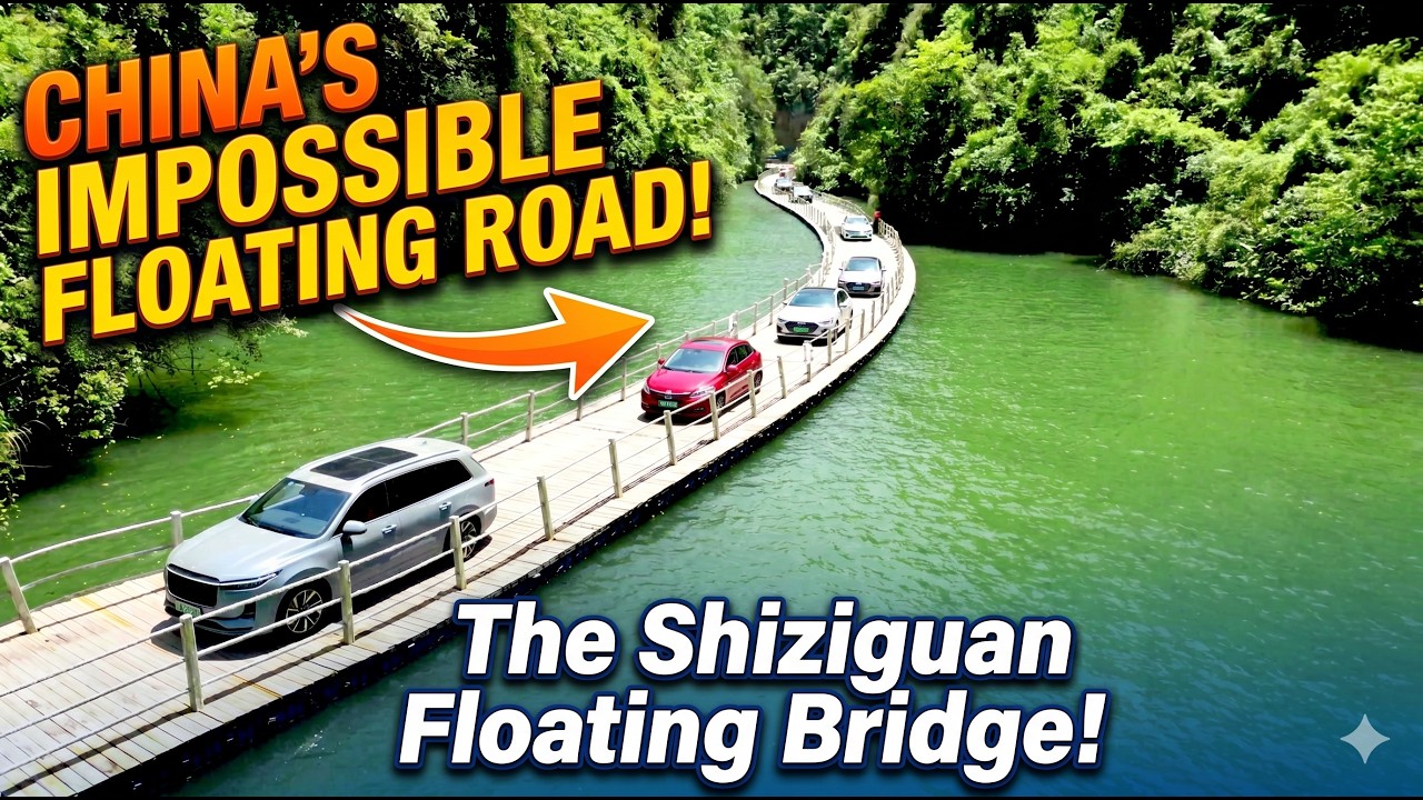 Shiziguan Floating Bridge: The Miracle of Engineering! 🌉✨ | A Hidden Gem in China