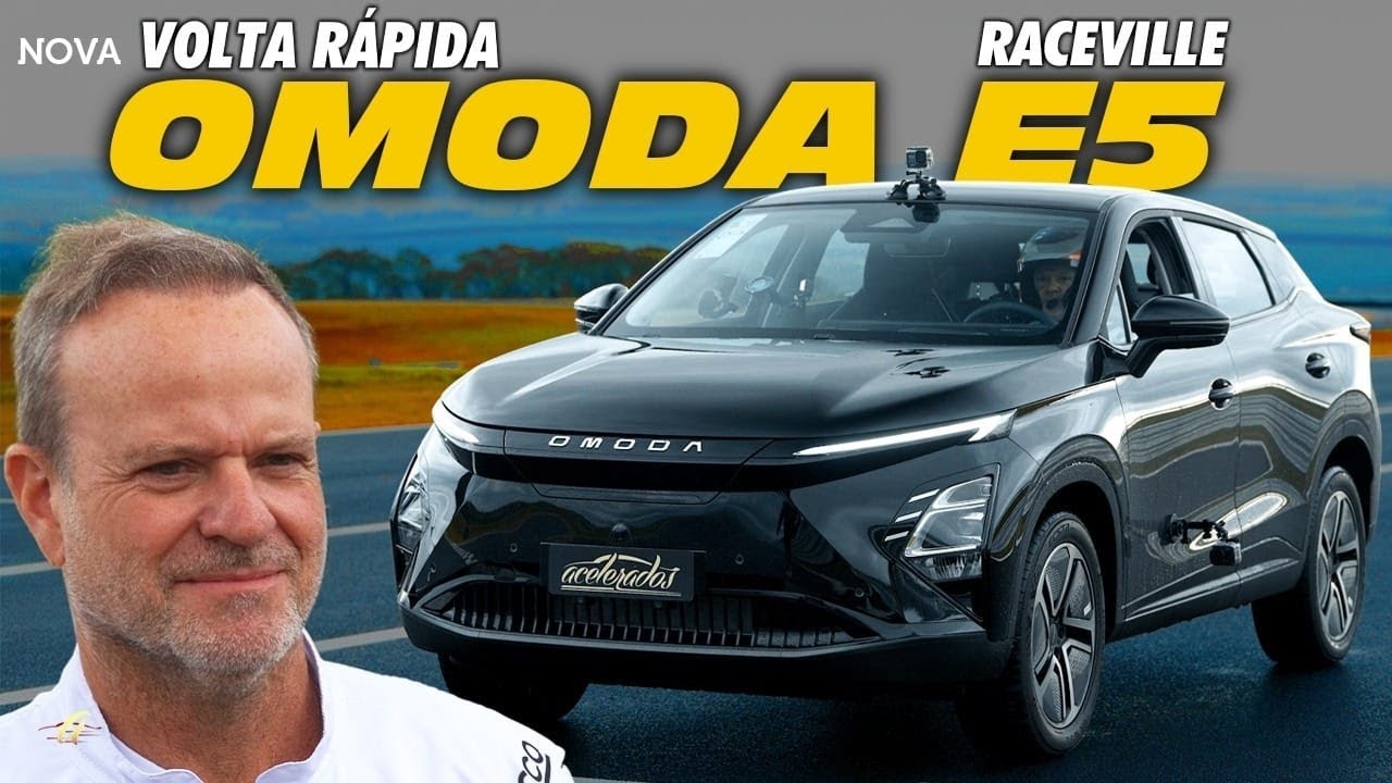 OMODA E5 ENCARA A VOLTA RÁPIDA NO RACEVILLE! RUBINHO ACELERA O SUV ELÉTRICO DE 204 CV E R$ 209 MIL