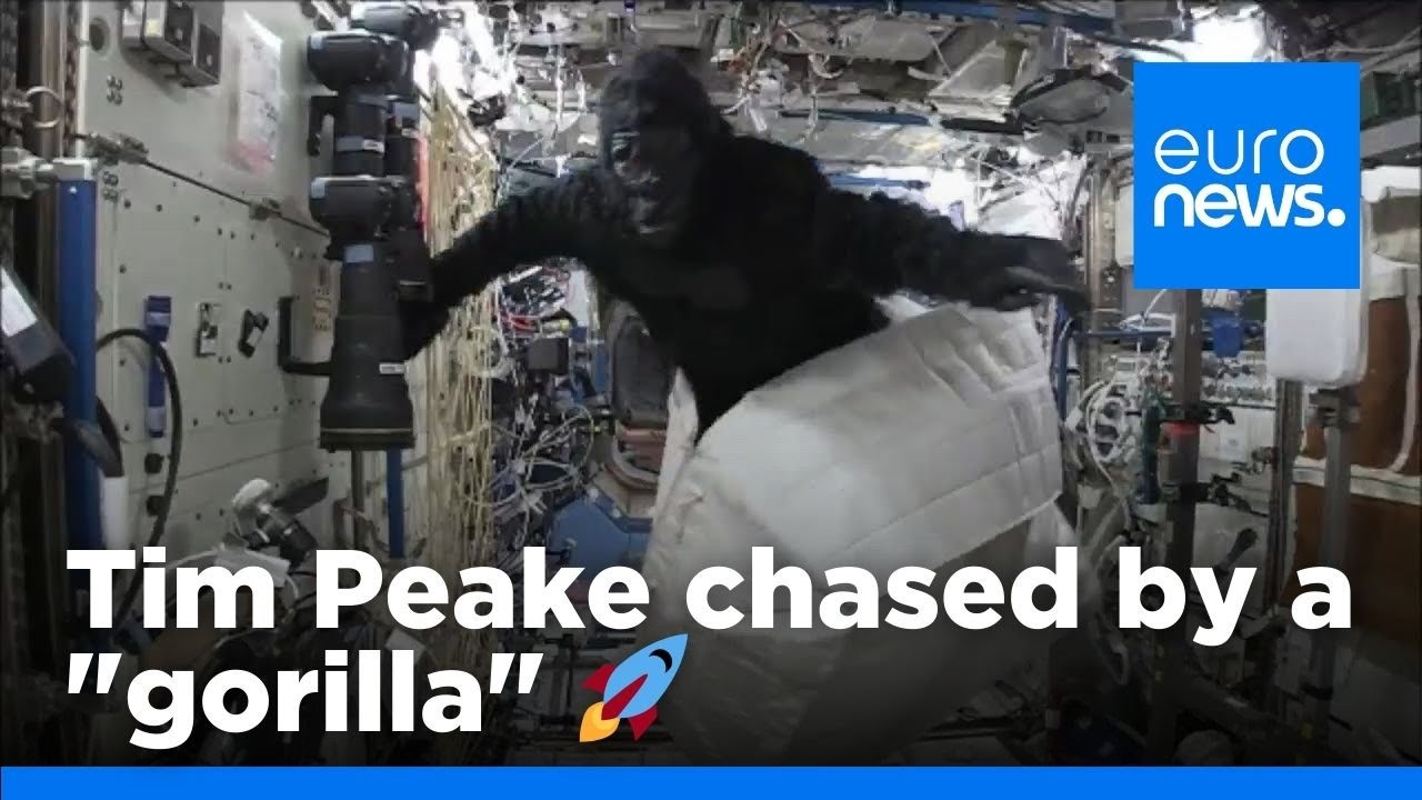 Tim Peake chased through ISS by a 