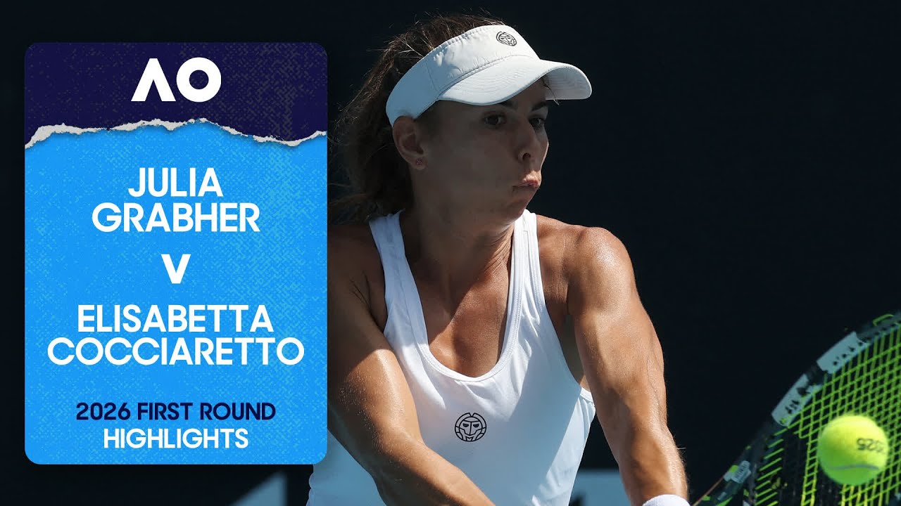 Julia Grabher v Elisabetta Cocciaretto Highlights | Australian Open 2026 First Round