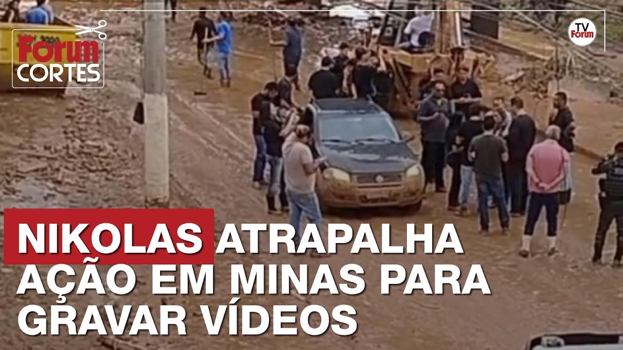 Nikolas atrapalha ação de recuperação em MG e é detonado pela população