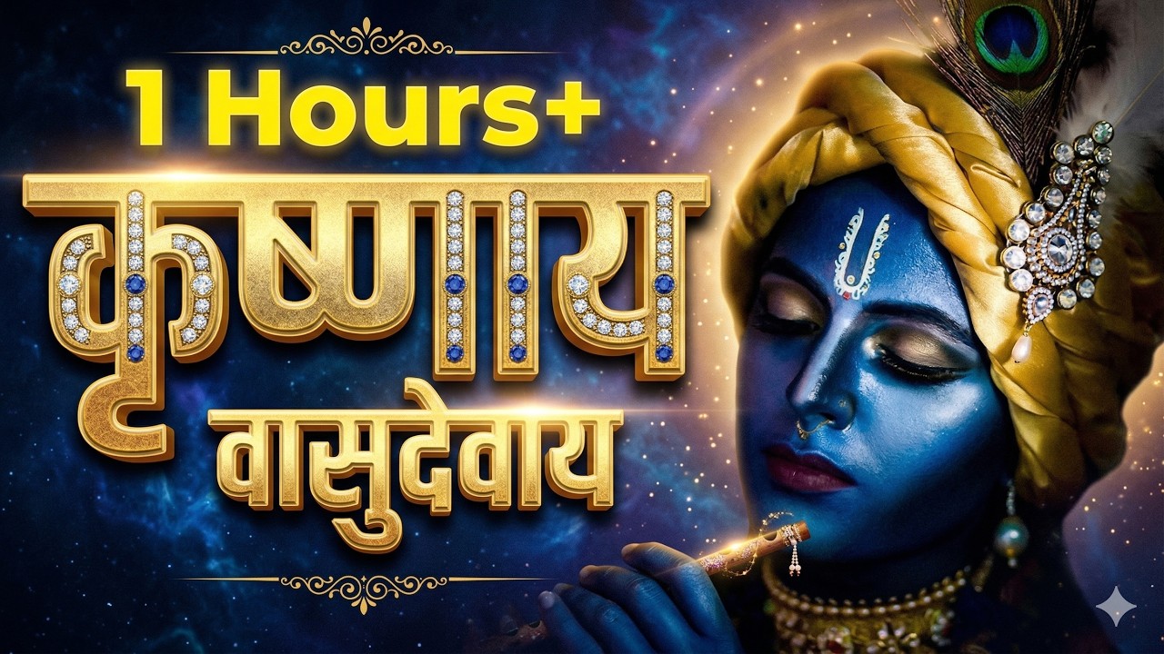 Krishna Mantra - Om Krishnaya Vasudevaya 108 Times | Bhakti Song ॐ कृष्णाय वासुदेवाय हरये परमात्मने