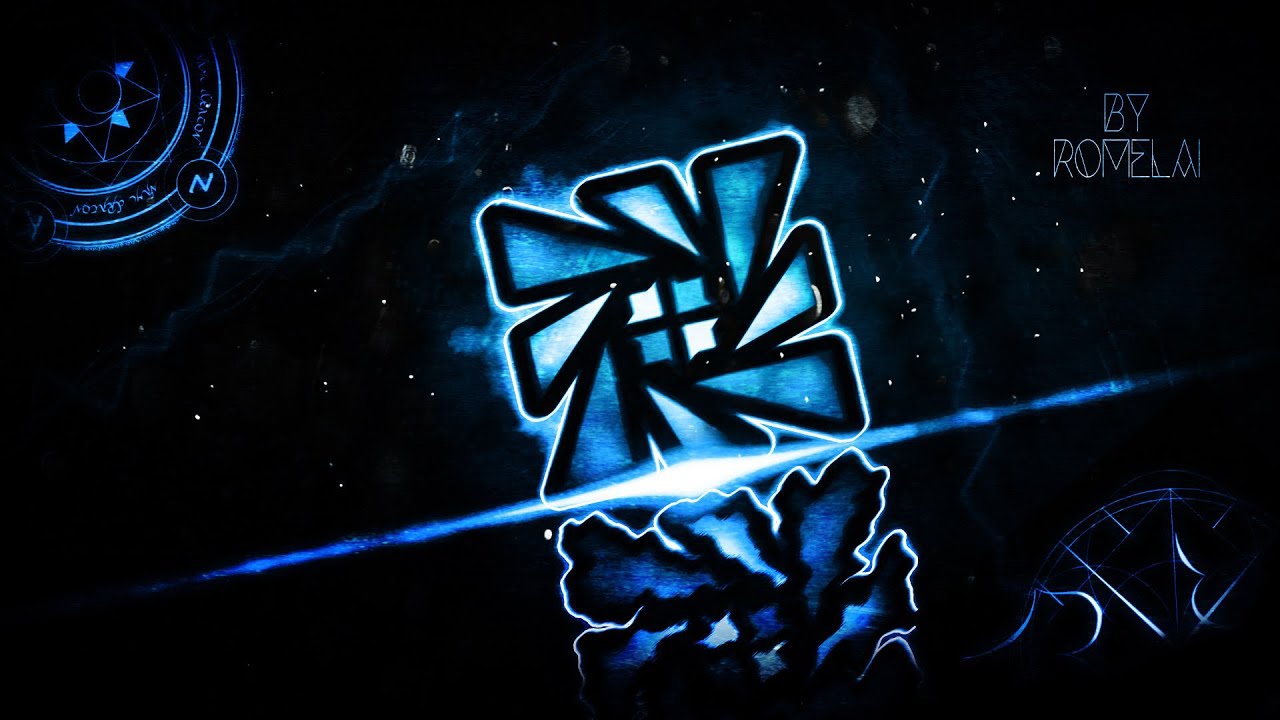 Playing geometry dash