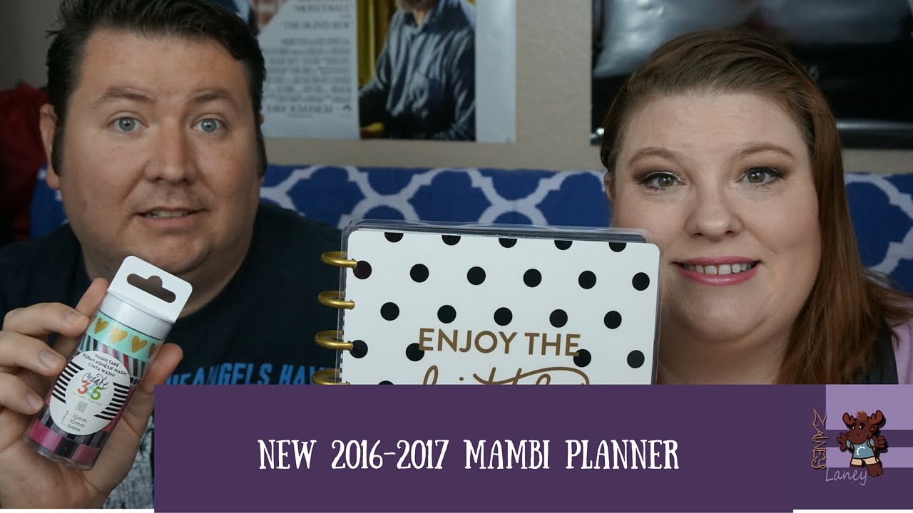 New 2016 to 2017 Mambi Planner | #happyplanner