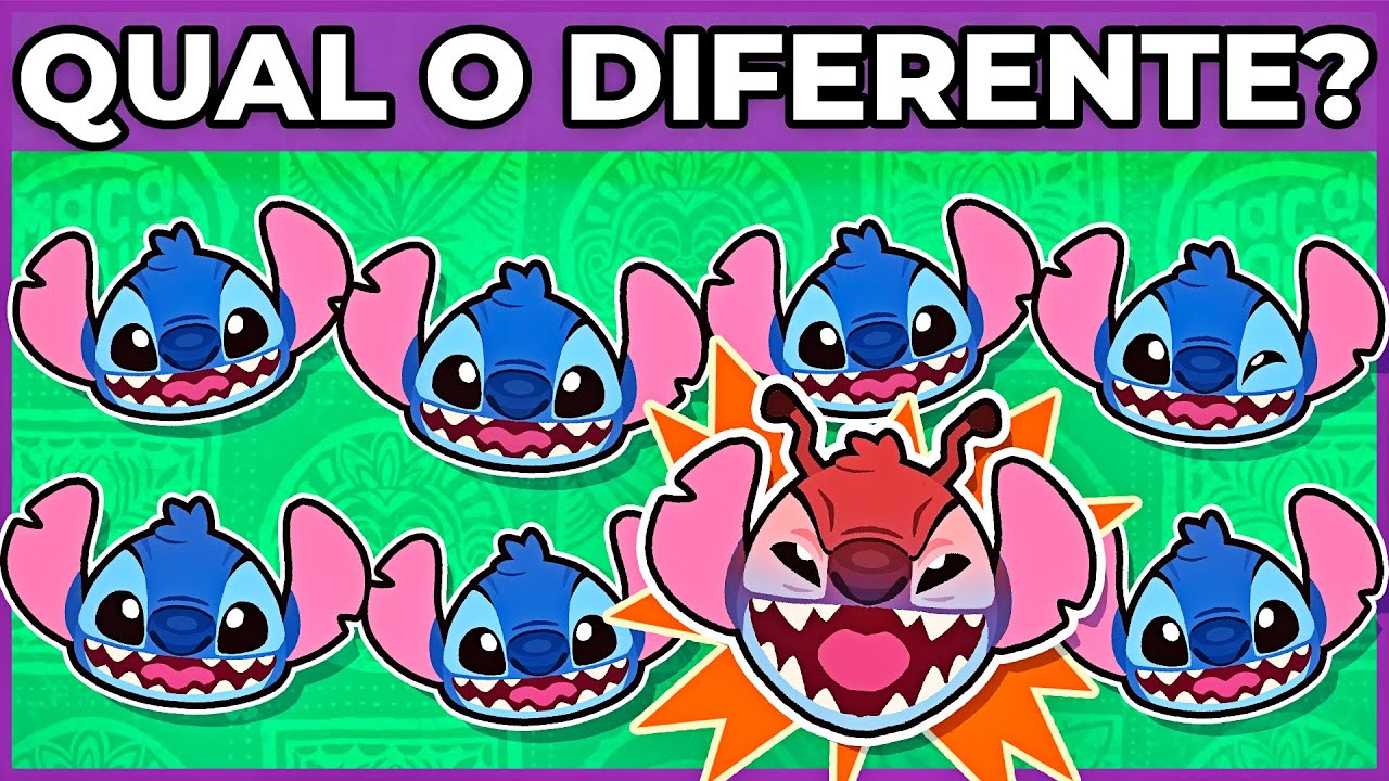 🌸🛸 30 MEGA DESAFIOS LILO E STITCH (QUIZ ANIMADO) 3% das pessoas acertam tudo! Sem Spoilers #macaquiz