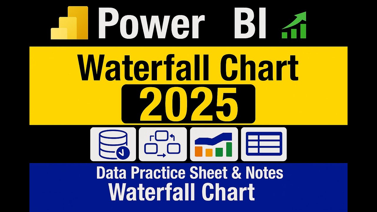 Power BI Waterfall Chart ka Use | News Channels ka Revenue Analysis with Breakdown"