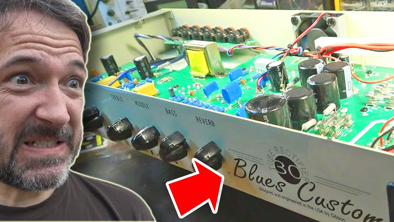 ANGRY AMP REPAIR | Gibson Epiphone Blues Custom 30 Tube Rectifier (Soldano)