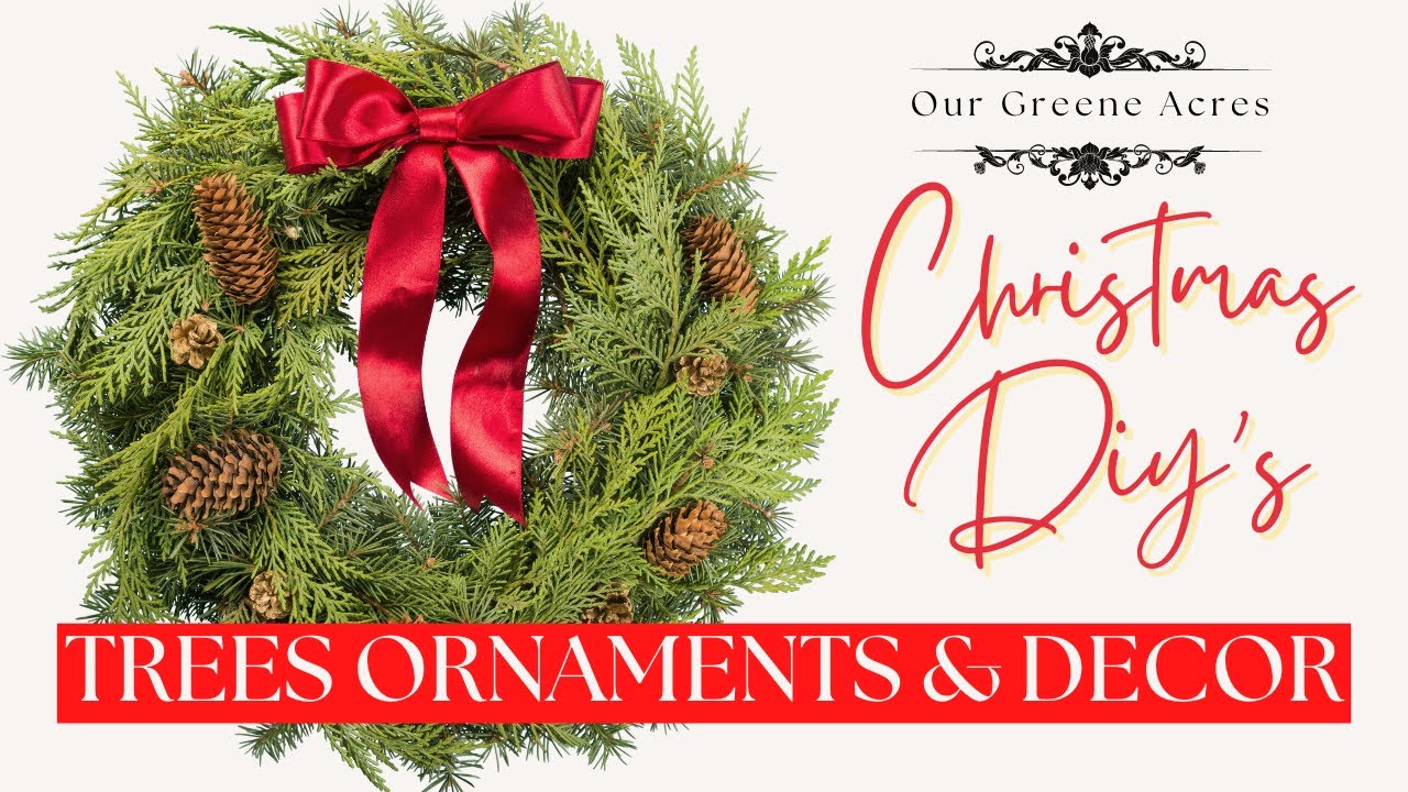 CHRISTMAS DIY'S! TREES, ORNAMENTS & HAT BOXES!