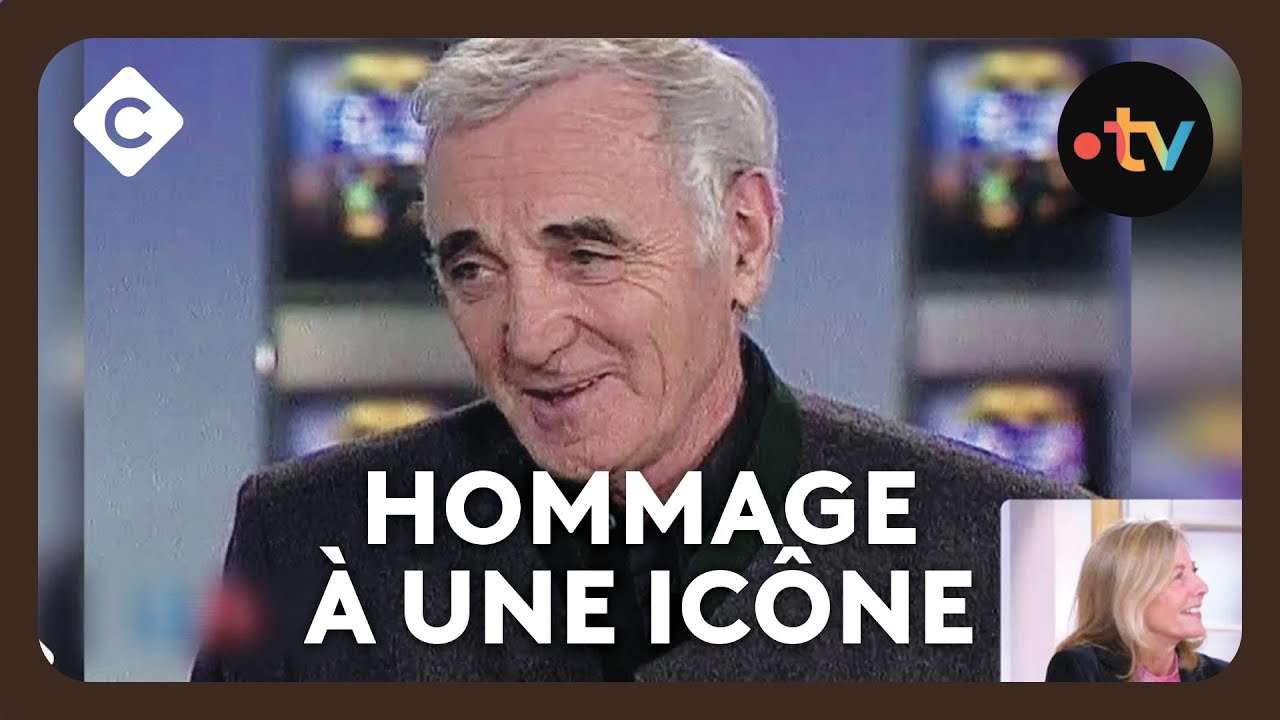 L'hommage à de Claire Chazal à Charles Aznavour