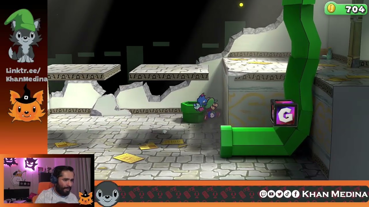 Paper Mario La puerta Milenaria | Abrimo2 la puerta y ca5i nos acaban1