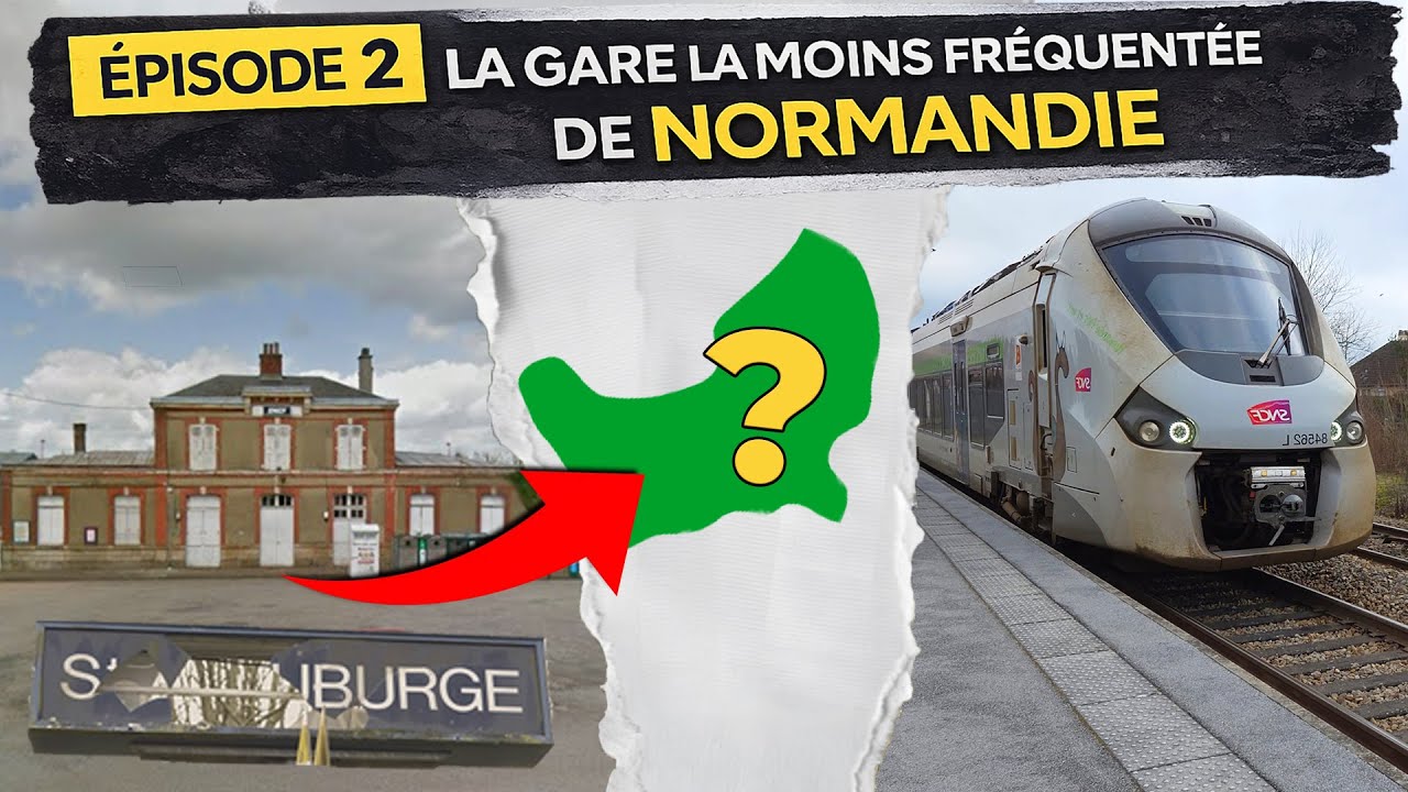 La gare la moins fr&eacute;quent&eacute;e de Normandie !
