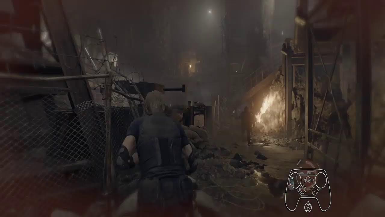 Resident Evil 4 remake with steam controller + gyro aim