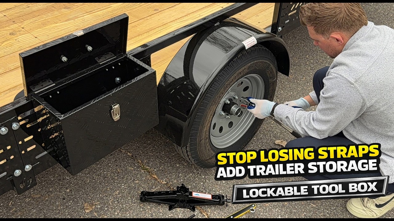Stop Losing Your Straps! Trailer Tool Box Storage Solution | Pack Rack