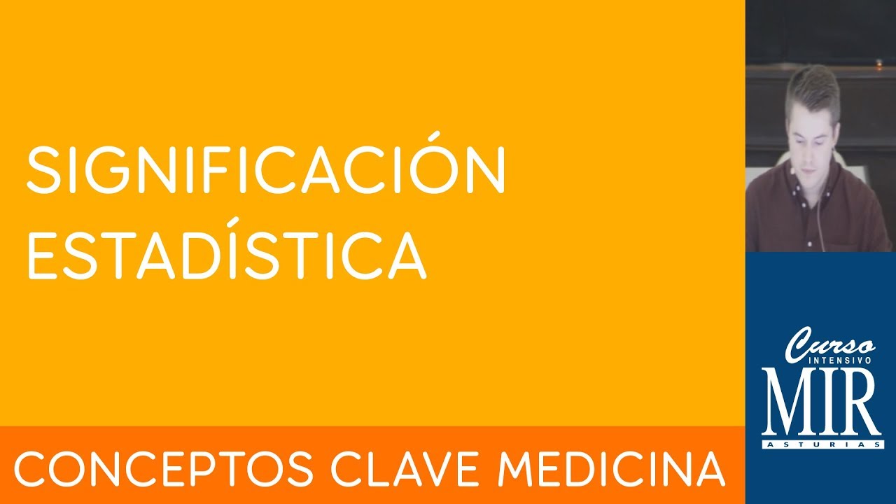 1.- Significación estadística