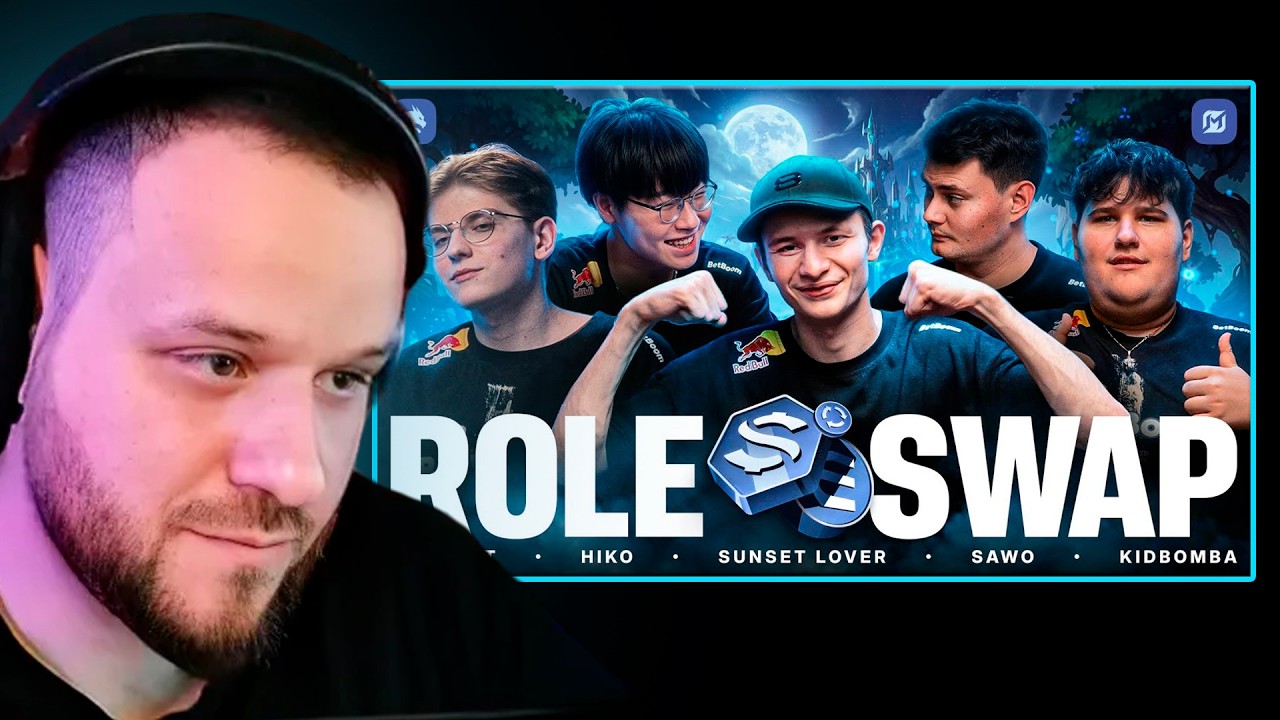 TEAM SPIRIT: ПОМЕНЯЛИ РОЛИ! - ВУДСКИЙ РЕАКЦИЯ Mobile Legends