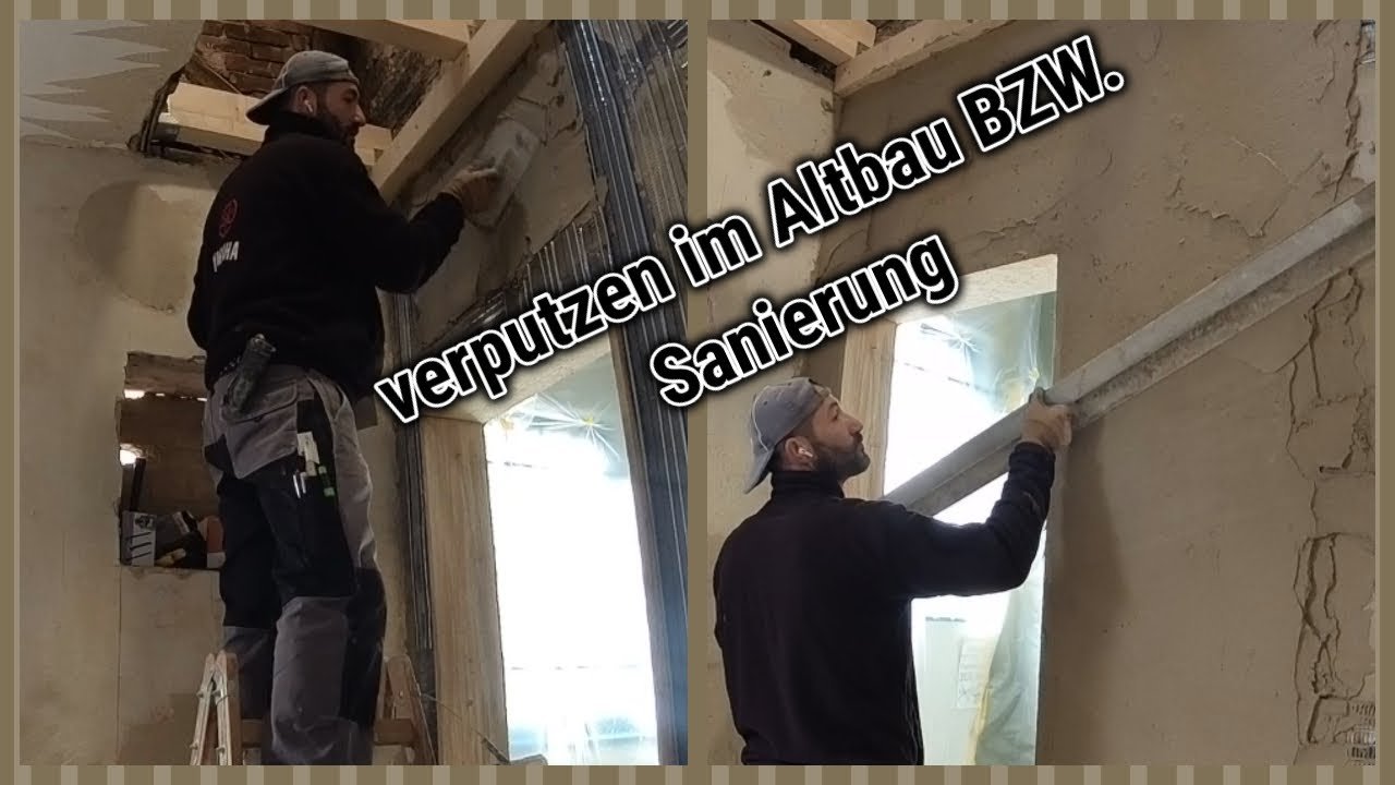 Verputzen im Altbau BZW. Sanierung, BV WC