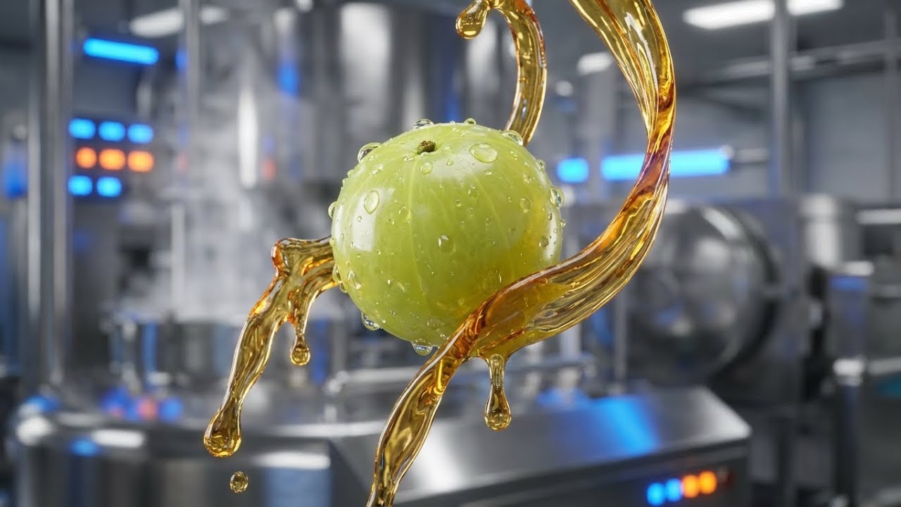 Incredible Amla Fruit Processing How Millions of Indian Gooseberries are Made into Juice & Candy