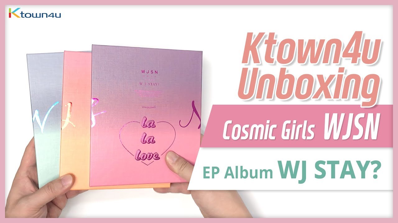 Unboxing WJSN(Cosmic Girls)'s EP Album [WJ Stay?] 우주소녀 언박싱 KPOP Ktown4u