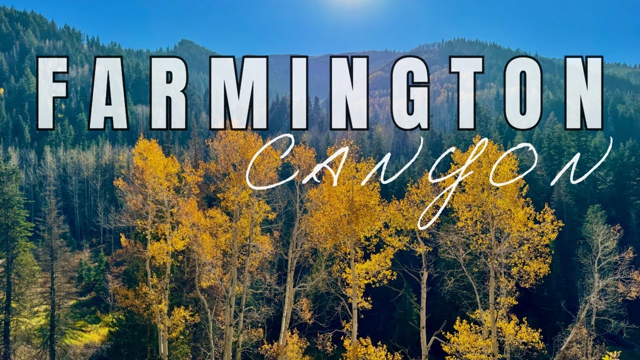 Driving FARMINGTON CANYON ROAD in Utah