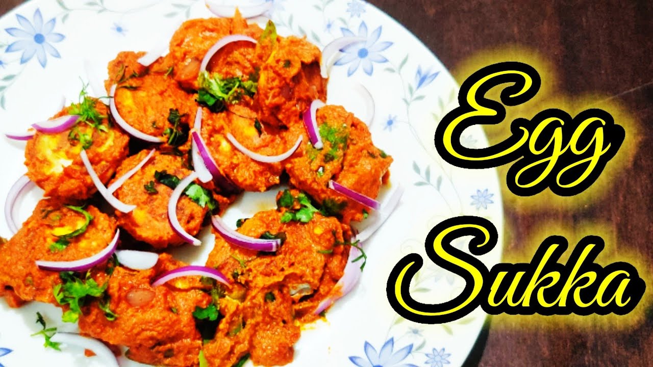 Egg Sukka Recipe | Tawa Anda Sukka l Spicy Egg Recipe