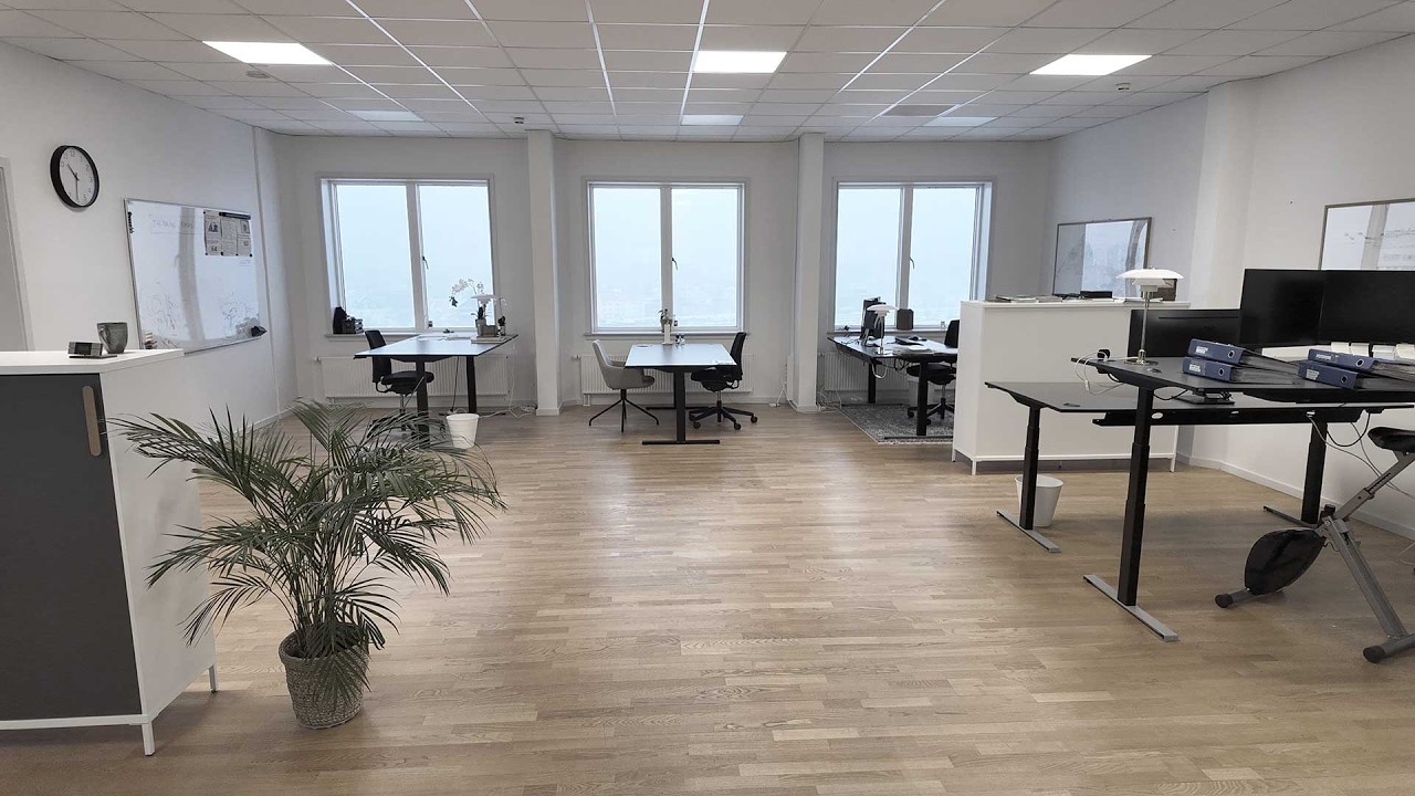 PRÆSENTABELT KONTOR PÅ 141 M² I KATTEGAT SILO MED enestående UDSIGT