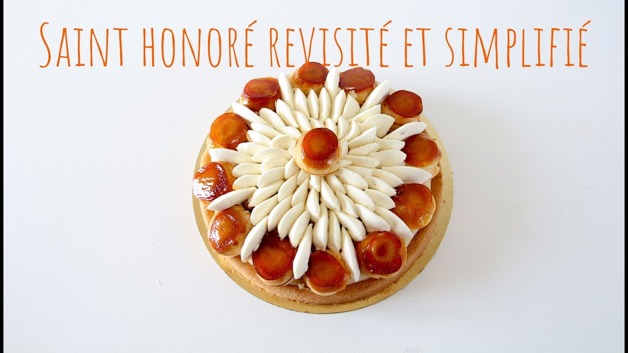 recette facile du saint honoré revisité vanille/caramel au beurre salé