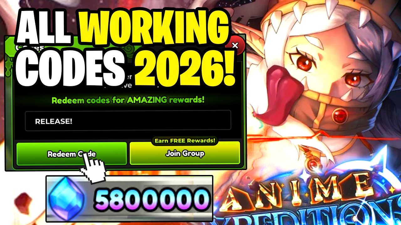 *NEW* ALL WORKING CODES FOR ANIME EXPEDITIONS IN 2026! ROBLOX ANIME EXPEDITIONS CODES