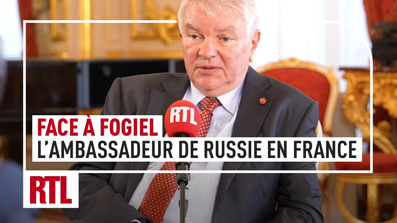 Alexey Meshkov, ambassadeur de Russie en France, face à Fogiel sur RTL