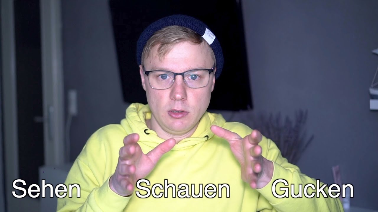 Что говорить: sehen/gucken/schauen ПРИ разговоре на немецком