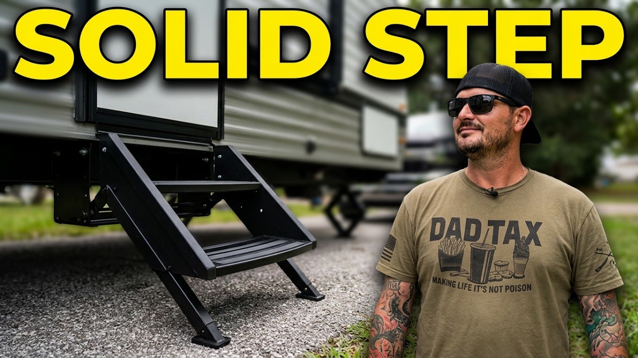 DIY Lippert Solid Step Installation | Camper Upgrade