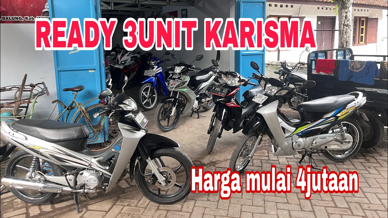 MURAH2 HONDA KARISMA READY MULAI 4JUTAAN✅ TUKAR TAMBAH BISA✅