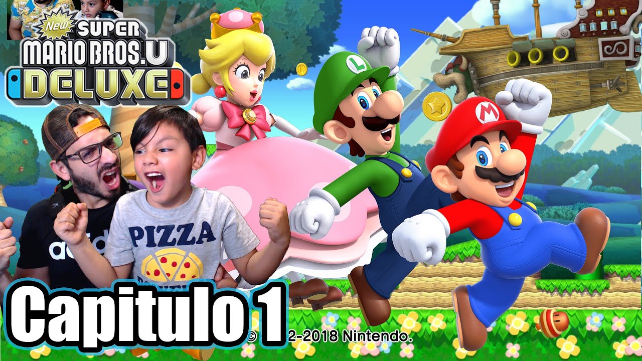 Empieza la Aventura en Super Mario Bros U. Deluxe | Bowser Atrapa a la Princesa Peach | Juegos Karim