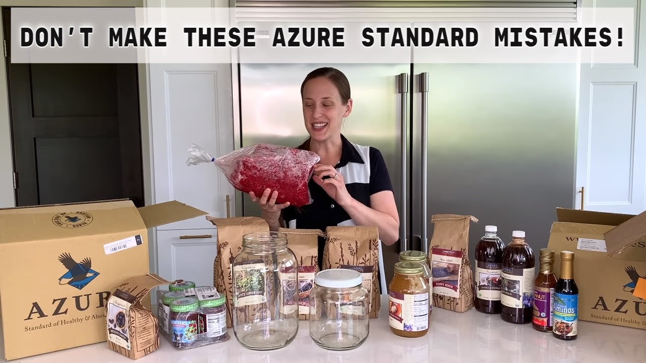 Стандартная перевозка продуктов питания Azure + НЕ СОВЕРШАЙТЕ эти ошибки при заказе по стандарту ...