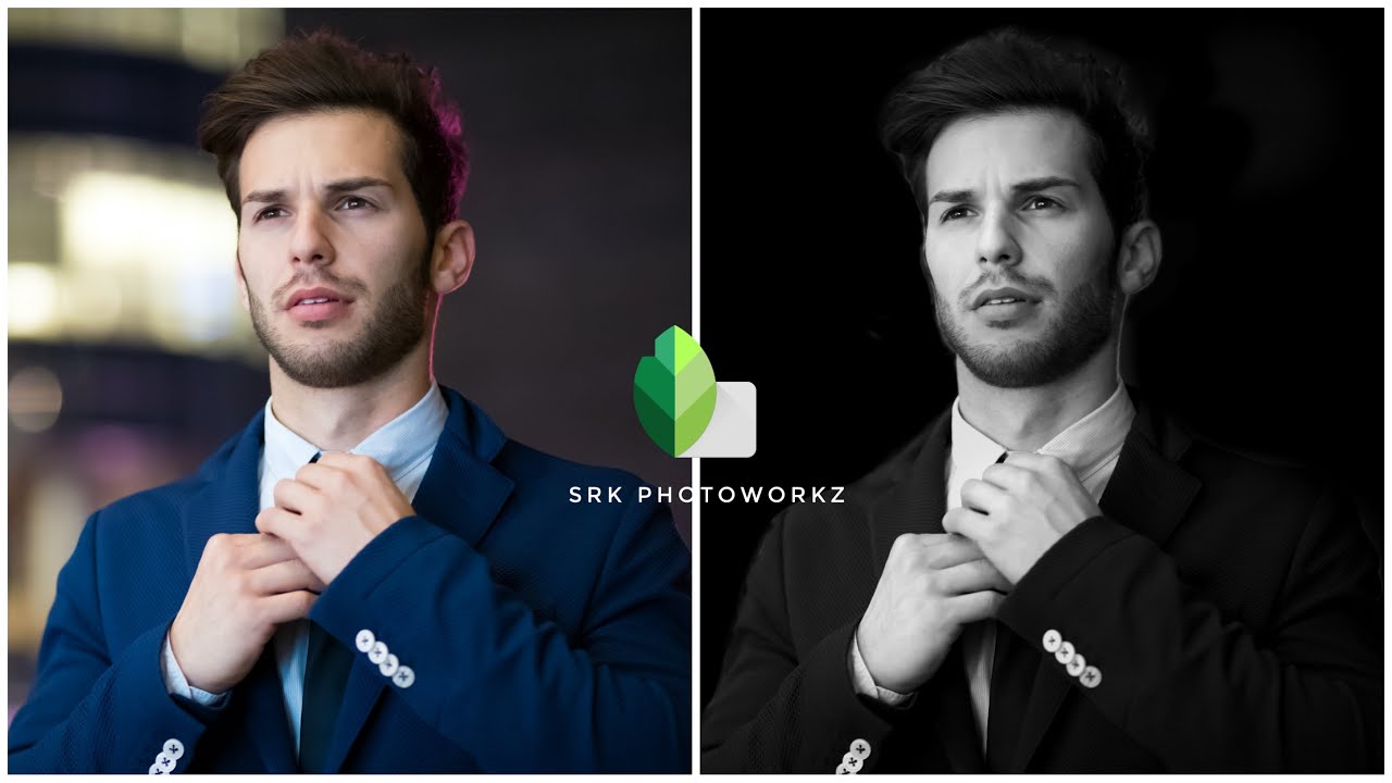 Black and white dark tone portrait editing | snapseed editing tutorial 2020