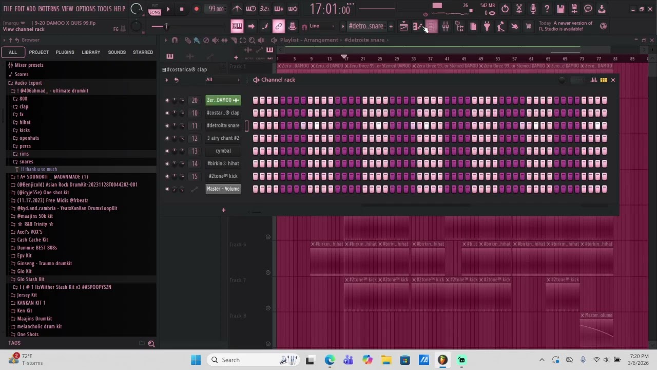 How I made this Funky Bryson Tiller type beat w/damooprod1 (Quis.Pr0d)