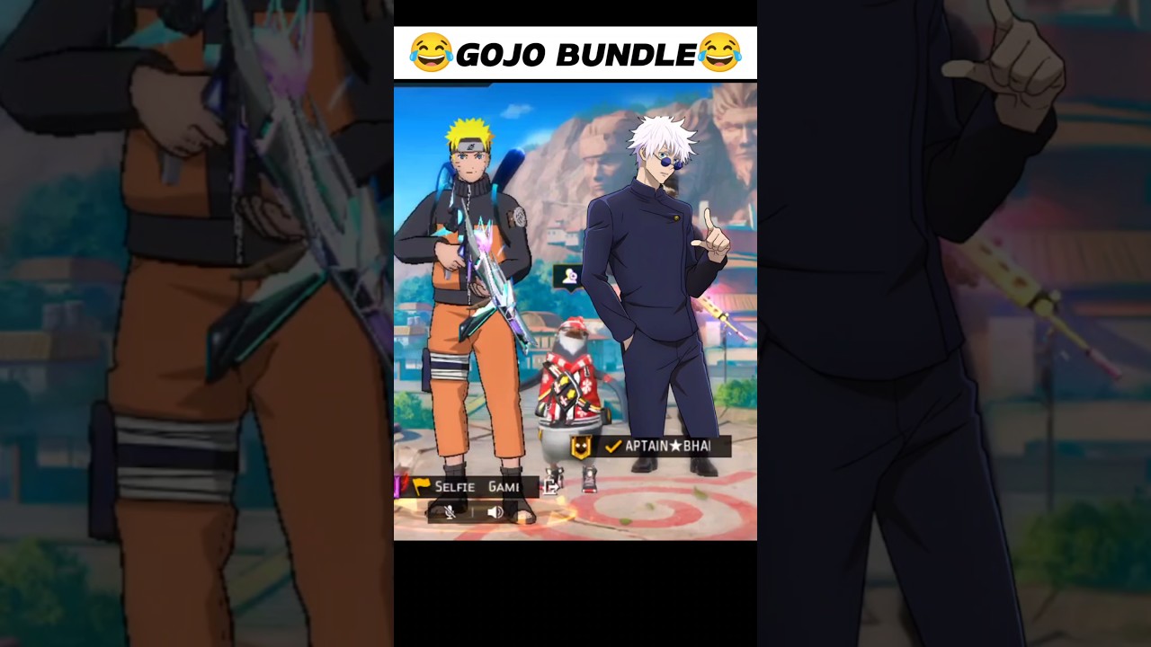 Rare Gojo Bundle 😂 #gojo #freefire #shorts