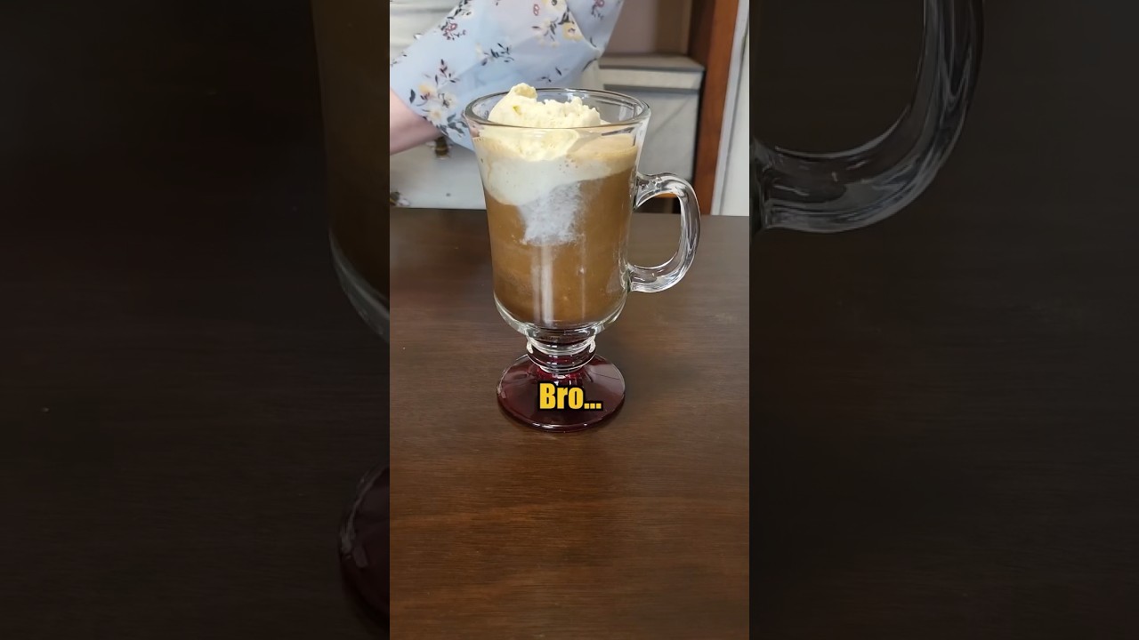 Not your average ice cream float 🫣