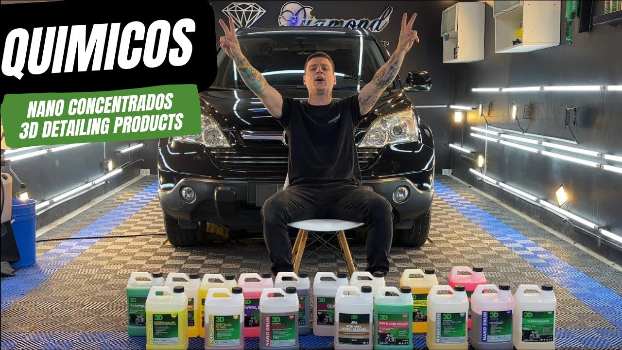 QUIMICOS, donde se usan, para que sirven. Los Nano Concentrados van? 3D Products Car Detailing