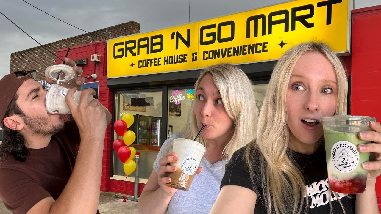 Trying the Viral Strawberry Matcha 🍵🍓 (Our New Favourite Shop in Bacchus Marsh)