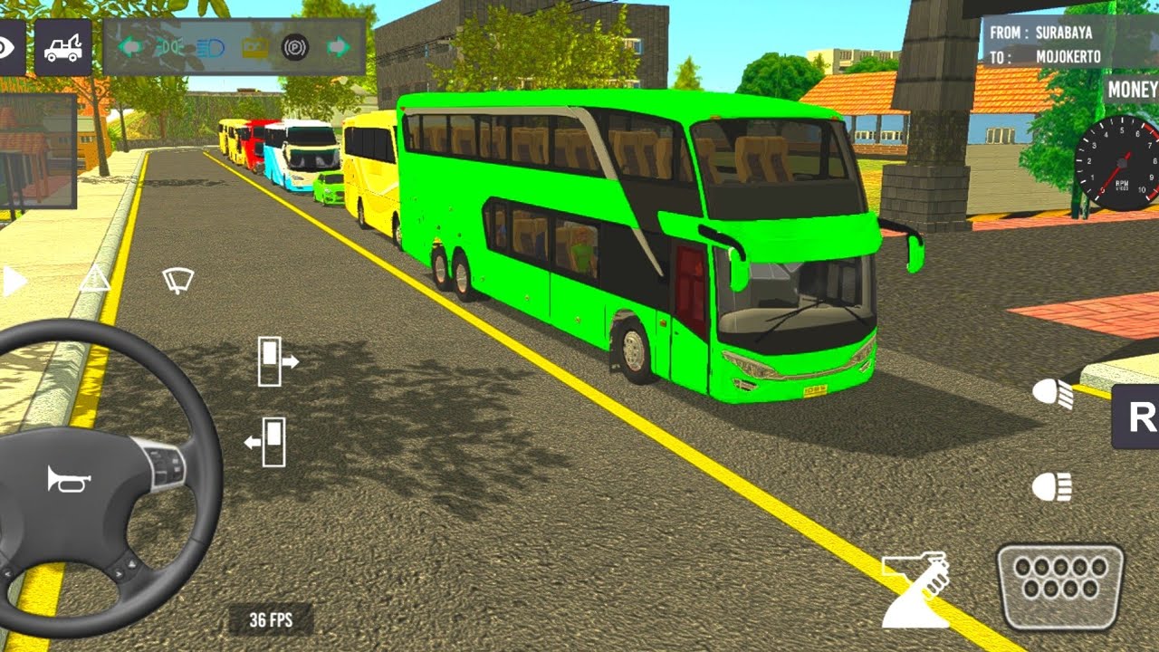 Indonesia Coach bus driving | Euro bus simulator 2025 Android gameplay #game 1