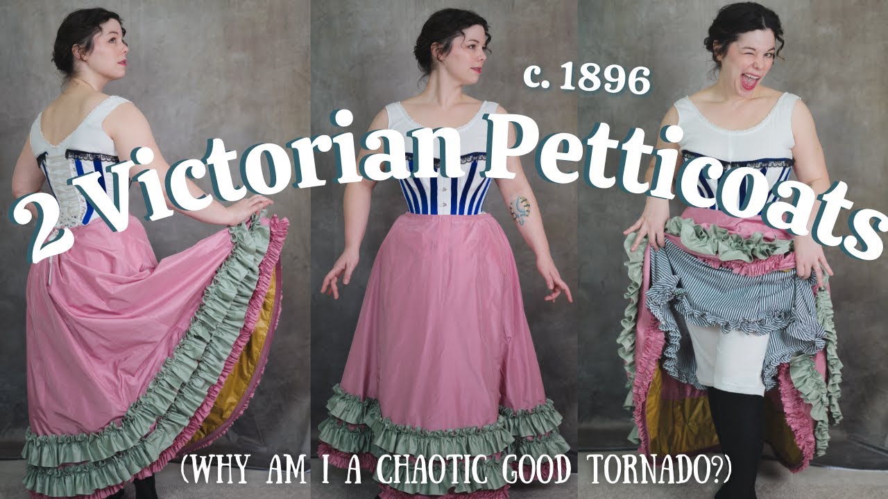 I Made Late Victorian Petticoats Using 1890s Ladies' Home Journal Instructions | Historical Sewing